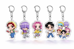 Kpop Demon Hunter Saja Boys Keychains – Cute Character Set