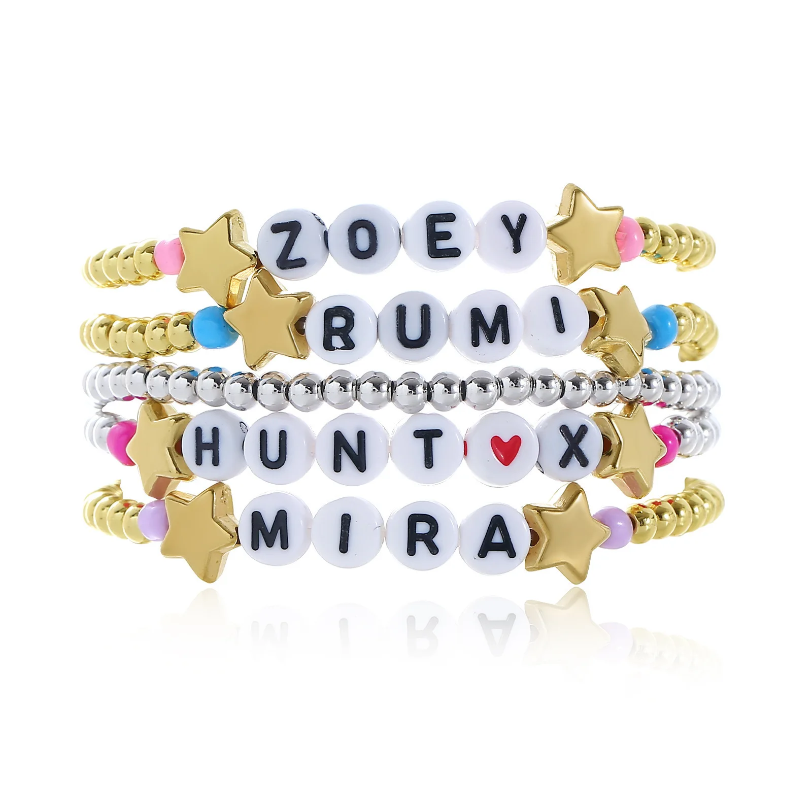 Kpop Demon Hunter Character Bracelets – Rumi, Zoey, Mira, Huntrix - Image 5