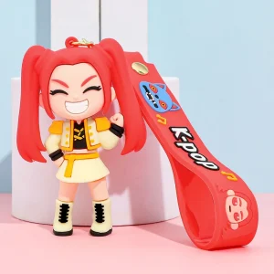 Kpop Demon Hunter Mira Figure Keychain – Cute Character Accessory