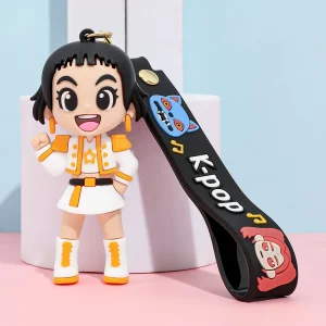 Kpop Demon Hunter Zoey Keychain – Cute Character Figure